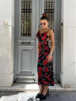 Rose maxi black