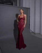 Opera handmade red maxi dress - Image 8