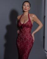Opera handmade red maxi dress - Image 7