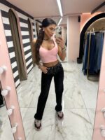 Blacky silver stras Jean