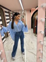 Blue strass Jean