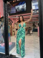 Cuba green dress