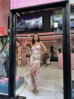 Gavrielle rose dress