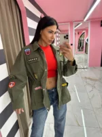 Army Patch Utility Jacket - Image 2