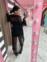 Midnight Lace Kimono - Image 2