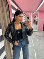 Black Rock Stud Jacket - Image 2