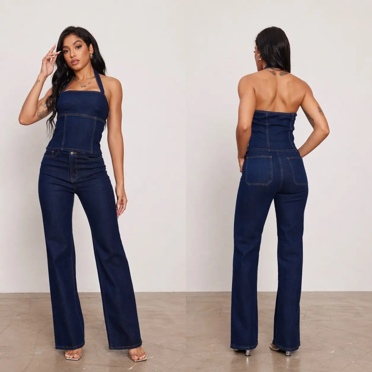 0-02-05-95b56db60b4a312312c8e8b16b12edd05deeb099916f64427eaa01cff72fc011_22626cba01a Denim Chic Set - Image 1