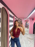 Merlot Glam Bodysuit