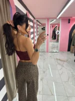 Merlot Lace Bustier - Image 2