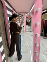 Choco Blue Track Pants - Image 3