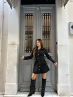 Velvet Touch Shirt Dress