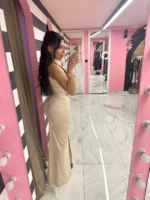 Champagne Glam Maxi Dress - Image 2
