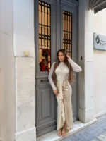 Champagne Dream Maxi Dress