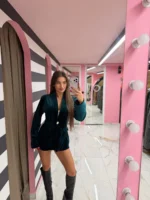 Κοστούμι  Velvet Boss  – Πράσινο Κυπαρισσί