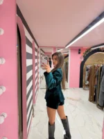 Κοστούμι  Velvet Boss  – Πράσινο Κυπαρισσί - Image 2