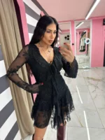Black Temptation Mini Dress