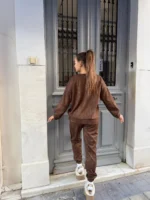 Velour Comfort Set – Mocha - Image 2