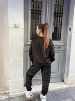 Velour Comfort Set – Black - Image 2