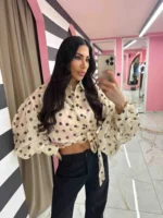 Polka Dot Tie Shirt