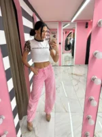 Pink Flow Denim