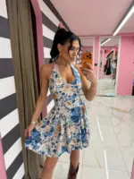 Floral Dream Mini Dress - Image 6