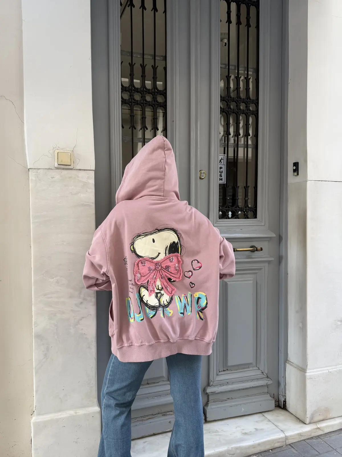 0-02-05-0e8ac1f82f8e2db920baa7f520f7d043eb0aba3183cfaeae4ddfaa71498b1a80_22192008c43 Pink Street Oversized Jacket - Image 1