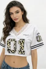 Leopard 01 Crop Top