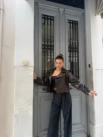 Cropped Chic Jacket - Image 3