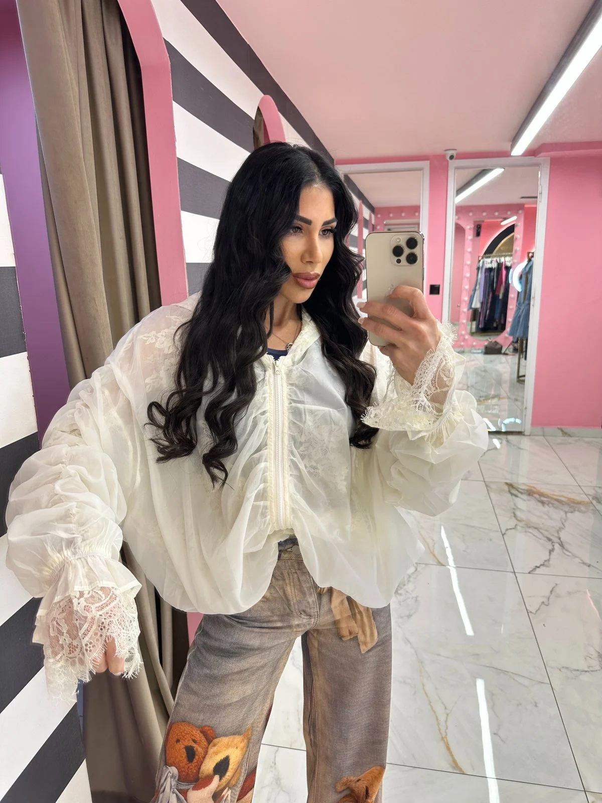 0-02-05-4d49586cfe631e313ffe63adb1e3b8e7efcfaeb40f2d6d38463096cb51cbbccd_220cdb6c0e5 Cloudy Chic Jacket - Image 1