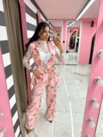 Floral Chic Suit Set - Image 2