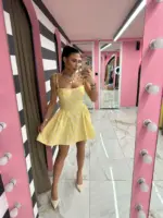 Polka Dot Mini Dress - Image 9