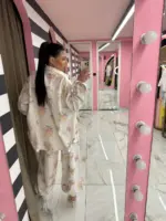 Rosé Bloom Denim Set - Image 3