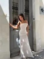 Polka Glam Maxi Dress - Image 3