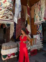 Esmeralda Ruffle Maxi Dress - Image 3