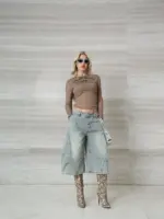 Cargo Denim Shorts - Image 3