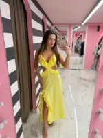 Esmeralda Ruffle Maxi Dress - Image 4