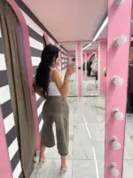 Denim Culotte Bermuda - Image 2