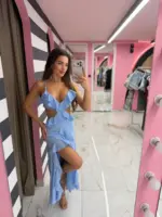 Esmeralda Ruffle Maxi Dress - Image 5