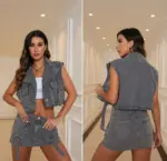Utility Denim Co-Ord Set - Image 2