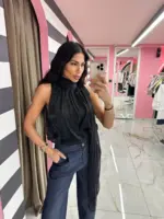 Silk Scarf Bodysuit - Image 2