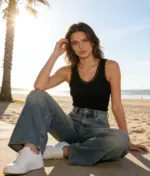 Summer Lace Rib Top - Image 2