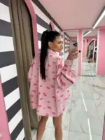 Kiss Me Oversized Jacket - Image 2