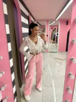 Cotton Candy Wide Leg Jeans - Image 2