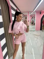 Crystal Pocket Denim Shorts - Image 2