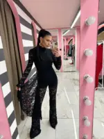 Lace Glam Jumpsuit - Image 2