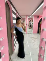 Goddess Drape Maxi Dress - Image 3