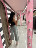 Denim Culotte Bermuda - Image 4