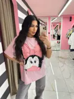 T-Shirt Minnie Sequin Oversized