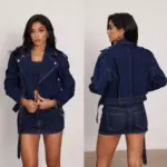 Denim Biker Jacket