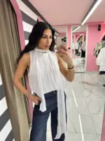 Silk Scarf Bodysuit - Image 3